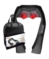 Masseur de cou et d'épaules Shiatsu infrarouge à impulsions rechargeable ONEYAYA, ceinture de massage électrique 3D à pétrissage, télécommande sans fil