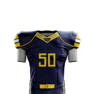 Uniformes de fútbol de alta calidad personalizado 7 en 7 uniformes 7v7 fútbol 100% poliéster sublimación uniformes de fútbol americano - Product Image 4