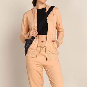 Chándal de mujer de último diseño de fabricante pakistaní chándal de mujer de color sólido de algodón - Product Image 5