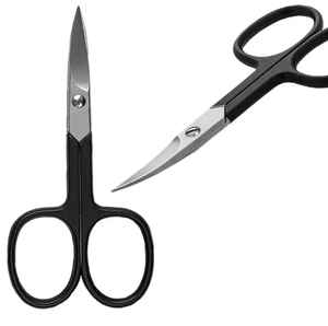 Professionnel personnalisé couleur ciseaux à ongles sourcil nez cils cuticule ciseaux incurvés lame en acier inoxydable outils de manucure - Product Image 5