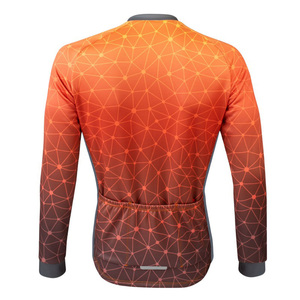 Couleurs personnalisées de haute qualité Maillot de cyclisme écologique en spandex/polyester pour hommes Service OEM Respirant à séchage rapide - Product Image 4