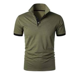 Último diseño, nuevo estilo de moda, ropa de hombre, polos de algodón de talla grande para hombre, ropa de calle de verano de manga corta, informal en blanco - Product Image 2