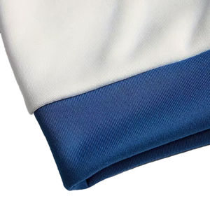 Conjunto Deportivo de Dos Piezas para Hombre, Negro, con Cierre de Cremallera a la Mitad, Talla Grande, Felpa Gruesa, Diseño Minimalista, Personalizable, Fabricación OEM - Product Image 3