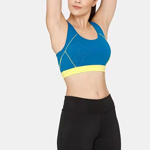 High <b>Support</b> Women Sports Bra Gym Workout Running Yoga Fitness Adjustable Straps Breathable Comfort <b>Athletic</b> Activewear - Product Image 5