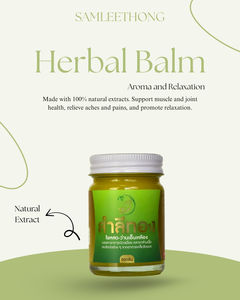 Samleethong ครีมสมุนไพรแท้จากไทยสารสกัดธรรมชาติที่ทำจาก phlai บรรเทาอาการปวดตามธรรมชาติ - Product Image 2
