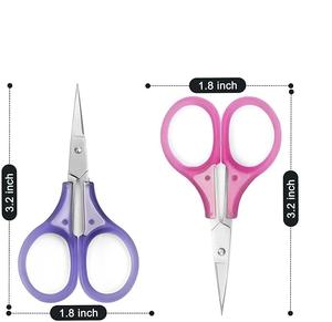 กรรไกรขนาดเล็กสำหรับตัดหนังกำพร้า ตัดเล็บที่หงิกงอ และตกแต่งเล็บหรือทำเล็บเท้าอย่างละเอียด กรรไกรสำหรับตกแต่งคิ้ว - Product Image 6