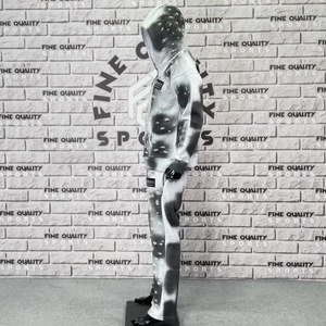 Personnalisé poids lourd en détresse Vintage acide fané déchiré unisexe survêtement hommes femmes surdimensionné Boxy recadrée piste à capuche hiver - Product Image 4