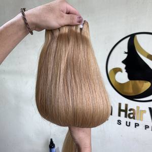 Extensiones de cabello humano de grado 12A, extensiones de cabello humano de doble estiramiento sin procesar con cutícula virgen, de alta calidad - Product Image 4