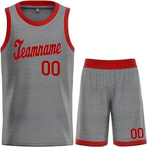 Vente directe d'usine logo personnalisé sublimation vente en gros uniformes de basket-ball mode noir séchage rapide basket-ball - Product Image 4
