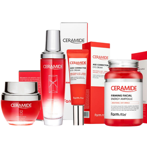 [Migliore] Farmstay Ceramide rassodante essenza facciale 50ml cura delle rughe di bellezza coreana coreana cura della pelle fiale tonico siero lozione tonico - Product Image 1
