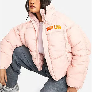 Chaqueta de burbujas de plumón de pato acolchada de algodón, estilo holgado, cálida, de última moda, de alta calidad, para invierno, al por mayor - Product Image 4