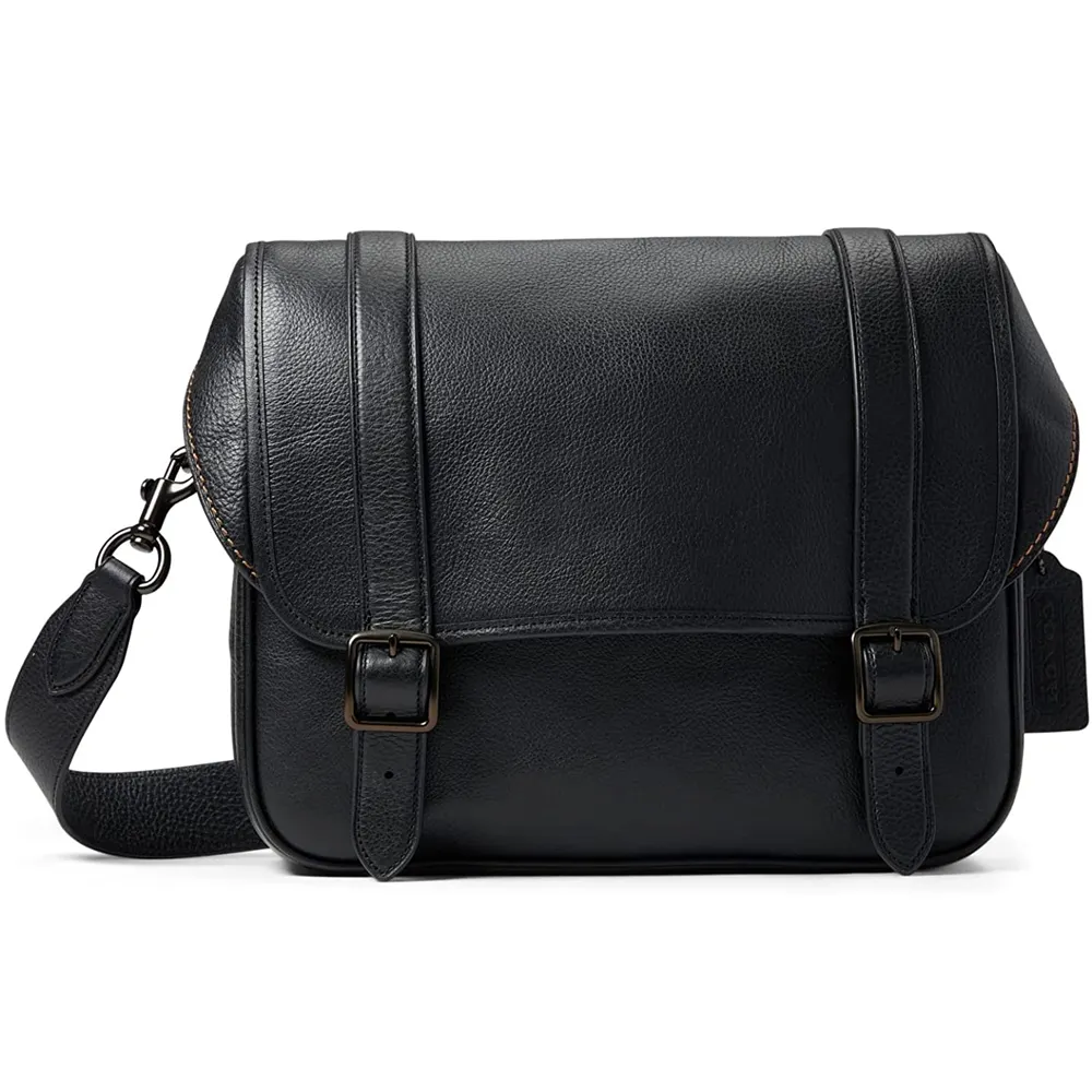 Сумка-мессенджер из кожи растительного дубления, черная, индивидуальная, кожаная сумка, минималистичные сумки для девочек