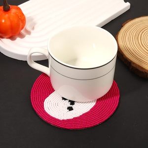 Handmade Royal Look <b>Beaded</b> <b>Coaster</b> Set Glass Mat/Pad for Hotel Restaurant Table Decorative Use Gifted Item - Product Image 4