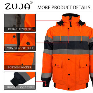 Veste de sécurité personnalisée confortable, vêtements de travail à séchage rapide, services OEM confortables, vestes de sécurité personnalisées - Product Image 4