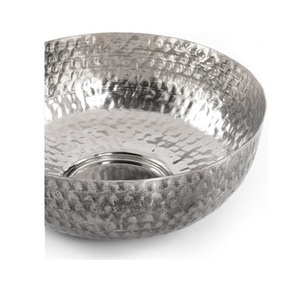 Tazón redondo martillado para servir comida, proveedores al por mayor, vajilla para el hogar, tazón para mezclar, cubiertos, frutero decorativo para comedor - Product Image 2