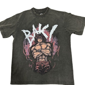 T-shirt personnalisé à épaules tombantes pour hommes Logo imprimé 100% coton T-shirt grande taille T-shirts grands et grands T-Shirt coupe ample - Product Image 6