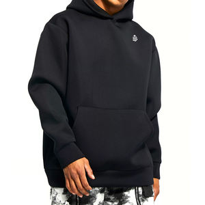 Sweat à capuche surdimensionné pour hommes avec manches longues 100% coton saison d'hiver Logo personnalisable Design - Product Image 1