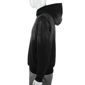 เสื้อฮู้ดปักลายแบบไม่มีกระเป๋าผ้าฟรนซ์เทอร์รี่460ผ้าฝ้าย GSM 100เปอร์เซ็นต์โลโก้ออกแบบได้ตามต้องการ - Product Image 3