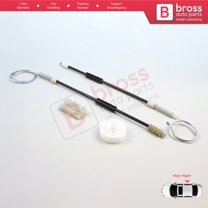 Kit de Reparación de Elevalunas Trasero Derecho BWR969 para Clase S W140 1992-1999 Sedán de 4 Puertas 1407301246 - Product Image 3