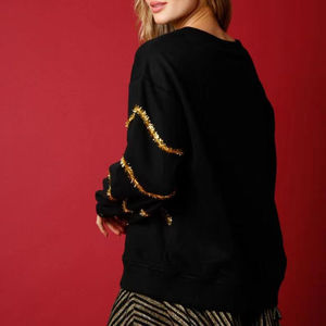 Sudaderas Navideñas de Punto Casual Estampadas y Transpirables para Invierno, Logotipo Personalizado al por Mayor para Hombres, Mujeres y Familiares - Product Image 2