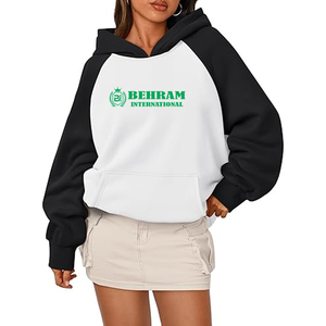 Sweat-shirts longs doux et confortables pour femmes, style sport, design optimal, imprimés sur mesure, épaules tombantes, doublés, 100 % coton - Product Image 2