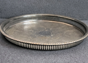 Plato de Presentación de Metal Estándar, Diseño en Hierro, Niquelado, para Decoración de Mesa en Hogar y Bodas, Platos y Vajilla Hechos a Mano - Product Image 5