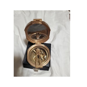 Top Sale Portable Travel Hiking Outdoor Classic Brass Luminous Compass Camping Pocket <b>Watch</b> Style Compass for Sale - Product Image 4