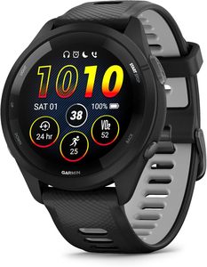 นาฬิกาสมาร์ทวอทช์ Garmin Forerunner 265 คุณภาพดีที่สุด รุ่นดั้งเดิม สำหรับการวิ่ง หน้าจอ AMOLED สีสันสดใส พร้อมข้อมูลการฝึกซ้อมและข้อมูลการฟื้นตัว - Product Image 1