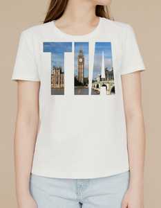 Camiseta de algodón vaquero personalizada para hombres y mujeres, tela batik de verano con apliques de nombre, personaliza tu propio diseño - Product Image 2