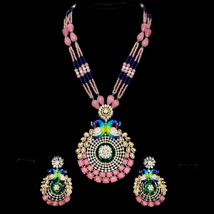 Conjunto de Anillo y Colgante de Compromiso de Lujo para Mujer en Oro Amarillo de 14 Quilates con Diamante Natural de 8.78 Quilates, Color GH, Corte Brillante, Joyería Fina - Product Image 1