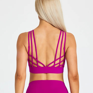 Premium Eco-Friendly Nylon Spandex Sports <b>Bra</b> Women Seamless Push High Support Gym Workout Yoga Breathable <b>Stretch</b> Fit - Product Image 6
