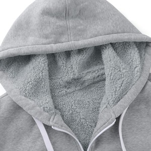 Sudaderas transpirables de algodón orgánico para hombre, ropa de calle mezclada de algodón básico, sudaderas con capucha de diseño personalizado de Color sólido para hombre de buena calidad - Product Image 3