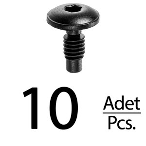 Clips de fixation de pare-chocs arrière pour Renault Kangoo Megane - 10 pièces - Product Image 1