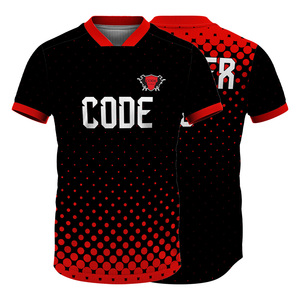 Camiseta de fútbol de poliéster 100% de secado rápido de alta calidad personalizada, corte automático frontal impreso corto para equipos OEM, ropa de fútbol - Product Image 1