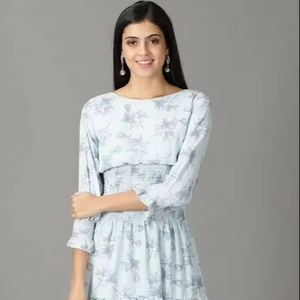 Vestido de algodón indio hecho a mano personalizado para novia, boda, luna de miel, verano, ropa de playa, vestido estampado, dulce regalo Natural para ella - Product Image 1