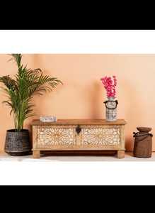 Most Selling Indian Reclaimed Wood Trunk for Hall Entry Way Living Room TV Unit Craft Display Jewelry Storage - Product Image 2