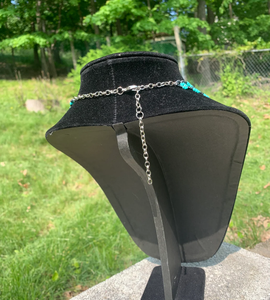 Trendy <b>Beaded</b> Scarf Necklace Pachamama <b>Fringe</b> <b>Beaded</b> Necklace <b>Fringe</b> <b>Beaded</b> Bandana - Product Image 3