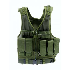 OEM EBC High Quality Duty Utility Breathable Training Tactical Vest Chest Rig Customized Cordura 800D Unbreakable <b>Buckles</b> Olive - Product Image 1