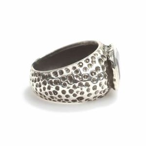 Bague rectangulaire pour homme en argent sterling 925 avec pierre grenat taille princesse, bijoux raffinés pour le quotidien, ornée de turquoise principale - Product Image 3