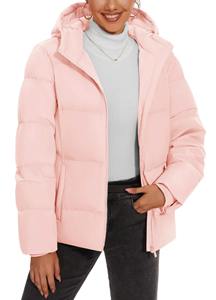 Veste à fermeture éclair à capuche tendance OEM pour femmes Vente en gros élégante Veste matelassée pour femmes Fabricant de veste d'hiver imperméable - Product Image 6