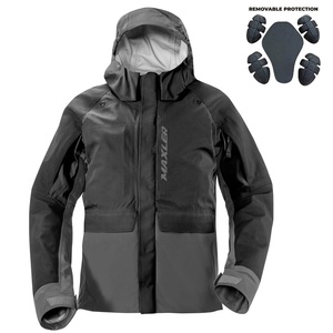 Veste softshell pour moto de tourisme et de trajets quotidiens avec coque imperméable et coupe-vent - Product Image 1