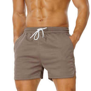 Unisex <b>Shorts</b> For <b>Men</b> 100% Polyester Elastic Waist Custom Length Quick Dry Solid Color <b>Mesh</b> <b>Shorts</b> - Product Image 6