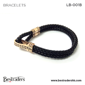 Newest Minimalist Leather and <b>Stainless</b> <b>Steel</b> Made Wedding Party Festival Wear <b>Bracelet</b> for <b>Men</b> at Bulk Price - Product Image 2