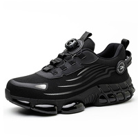 Zapatos de Trabajo de Marca Famosa para Hombre Tenis de Seguridad Grises con Puntera de Acero para Construcción