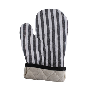 100% Cotton <b>Oven</b> Mitts with Silicone Strip Green Pot Holders for Cooking Microwave Baking Home Food Protection for Restaurants - Product Image 2