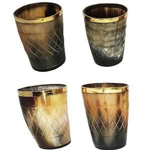 Tamaño de personalización de vidrio para beber de cuerno de búfalo natural de alta calidad y taza de nuevos estilos de diseño disponible ágata - Product Image 2