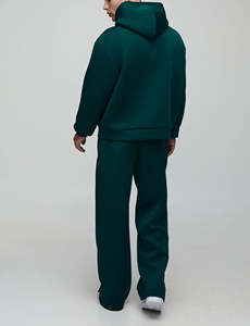 Conjunto de Sudadera con Capucha y Pantalones Deportivos Vintage con Logotipo Personalizado |   Chándal Deportivo OEM |   Conjunto Deportivo Unisex de Felpa Gruesa 100% Algodón con Sudadera con Capucha y Pantalones Jogger - Product Image 5