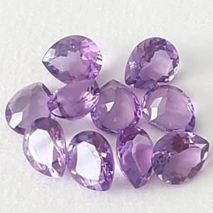 Piedras Preciosas Sueltas de Amatista Natural 100% con Corte Facetado en Forma de Pera, Calidad de Exportación, para Engaste de Joyería, Precios al por Mayor, OEM - Product Image 1