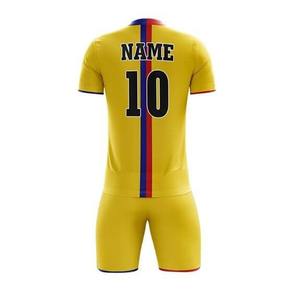 Camisetas de fútbol de diseño personalizables con técnica de sublimación, conjunto completo de uniforme de fútbol para hombre al por mayor personalizado - Product Image 2