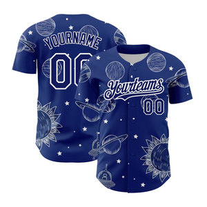 Jersey de béisbol con sublimación impresa con nombre de equipo transpirable de tarifa al por mayor, jersey de béisbol con diseño de demanda de cliente de talla regular - Product Image 5